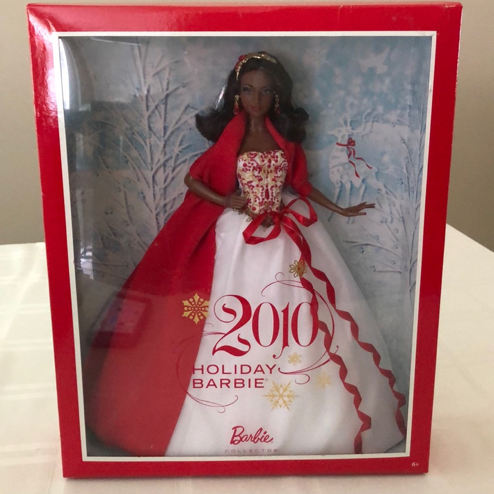 2010 Holiday Barbie African American New in Box